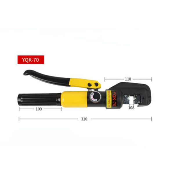 Manuell hydraulisk tang kabelkrympetang YQK-70 kobber- og aluminiumtrådkrympetang
