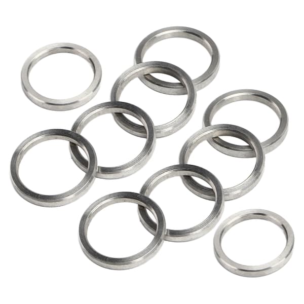Rustfrit stål afstandsskive sæt 10 stk. 15 mm OD 12 mm ID hardware tilbehør