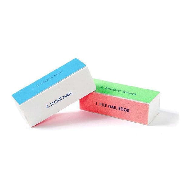 [HT] 3-pak 4i1 Bufferfil, neglefil, til polering og filing Multicolor multicolor