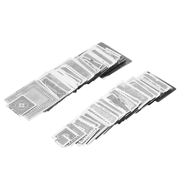 BGA Universal Reballing Rework Kit 130 Stål Stencil Net Sæt