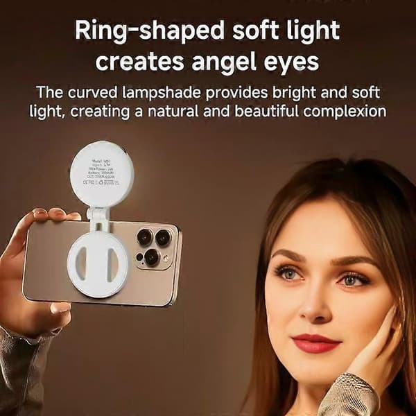 Sammenleggbar magnetisk telefonfylllys White