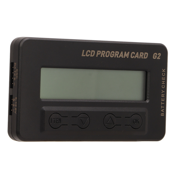 LCD-programkort i realtid för RC-flygplansmodell ESC