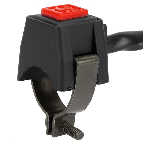 22mm 7/8 tommer Hornknap Switch Universal Motorcykel Styrknap med Kabel
