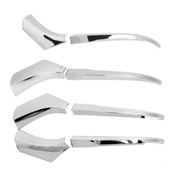 4 Stripe ABS Sidespeildeksel Erstatning for Rav4 2019-2020 RHD
