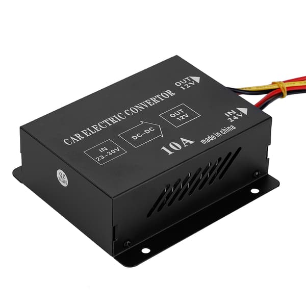 10A 120W DC 24V til 12V Step Down Konverter Spændingsreducerende Transformer