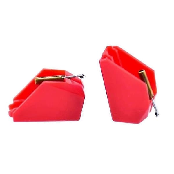 2 STK Erstatnings platespillerstift kompatibel med Technics P30 EPS30CS EPS24CS EPS25CS SLBD2 SLDD2 platespillerstift Red