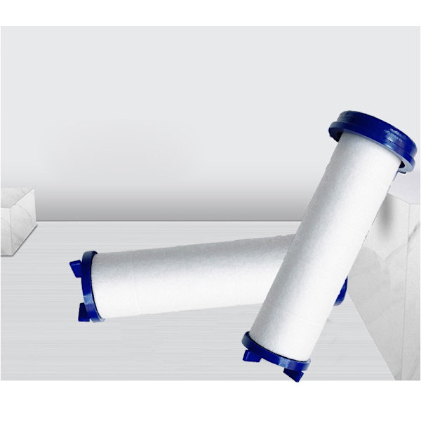 Tryckduschhuvud med trycksatt bi-turbo propellerfläkt 3 filterelement (silver + 3 filterelement)