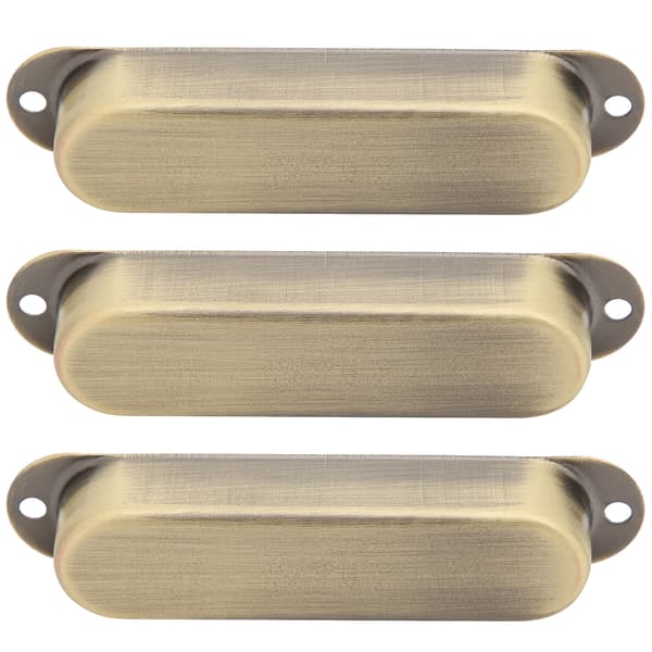 3 stk. Solid Messing Guitar Pickup Lås Enkelt Uden Hul Musik Tilbehør