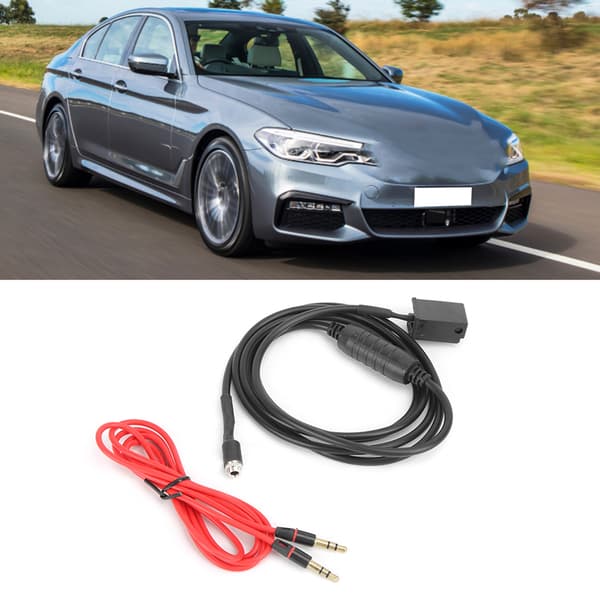 Bil AUX Inngang Adapterkabel for Z4 E85 X3 E83 X5 E53 E39 E60 E61 E63 E64 Hunn 3.5mm Jack