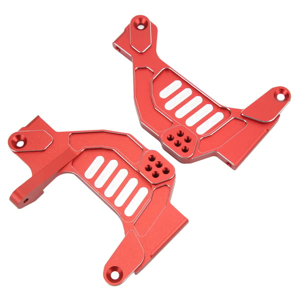 RC Front Stødplade Byte Aluminiumslegering Front Stødtårnplade til Axial SCX6 1/6 RC Bil Rød