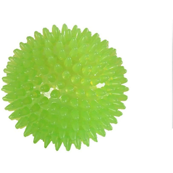 Dog Elastic Voice Thorn Ball Small (grön)