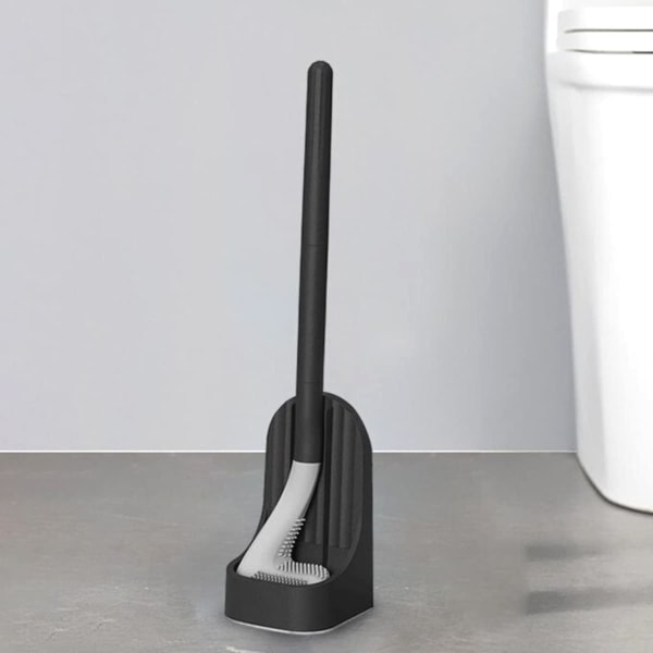 1 STK golfklubbdesign silikon toalettbørste, fleksible TPR børster