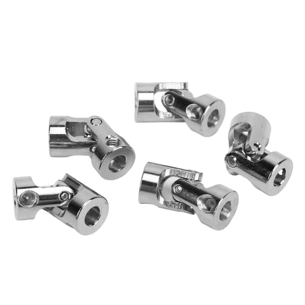 5 stk. 5 mm Universal Motorakselkobling i stål til RC Modelbiler Både