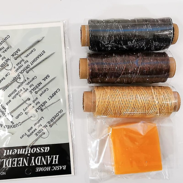 Handgjorda läderverktyg DIY set