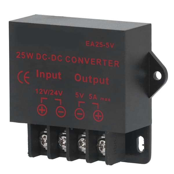 DC 12V 24V til 5V 5A Strømforsyning Konverter Regulator Transformator Modul