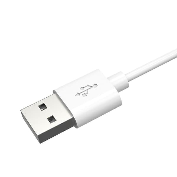Sort USB-opladerkabel til Colmi C81 Smartwatch - Hvid med stærk magnetisk forbindelse Black