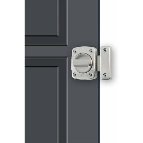2st Vridspärr Dörrspärr Säkerhetsspärr Skjutdörrlås (svart pistol)