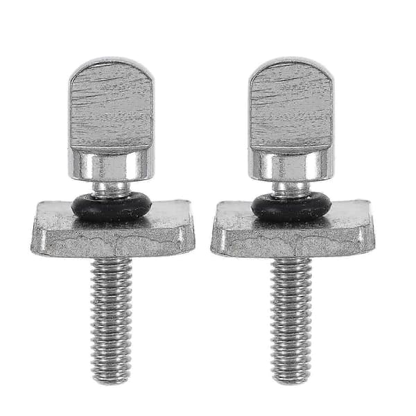 2 sett kajakkåreskruer kano tommelskrue sett rustfritt stål kajakktilbehør 3X1.5CM Silver