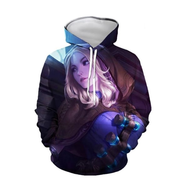 LOL Unisex Cosplay hættetrøje 3XL purple