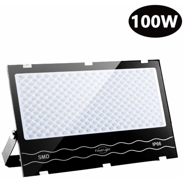 Ekonomisk 100W 6500K 100W LED Project Floodlight är perfekt för trädgård, garage, gård, inomhus- och utomhusbelysning, dekoration