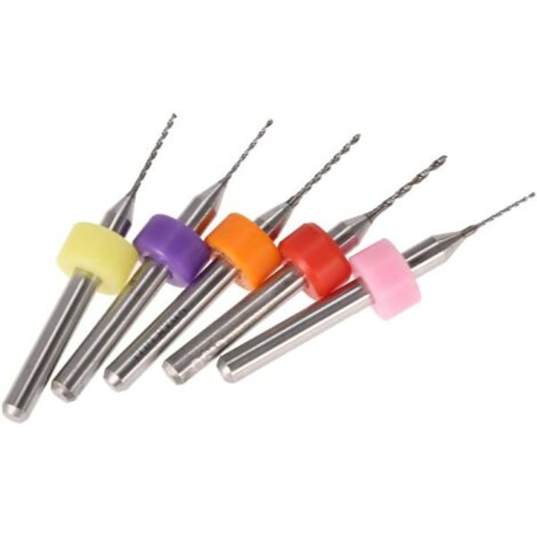50 st 0,5+0,6+0,7+0,8+0,9 mm Tungsten Carbide Micro Ets Borr Bits Set, Etsningsverktyg för kretskort PCB SMT form