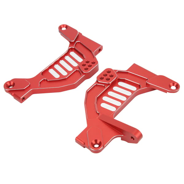 RC Front Stødplade Byte Aluminiumslegering Front Stødtårnplade til Axial SCX6 1/6 RC Bil Rød