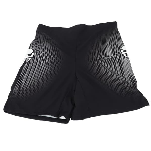 Lounge Raka lette shorts med elastisk linning til mænd, til boksning, vandring, sort M