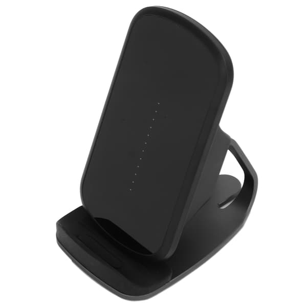 15W Trådløs Oplader Hurtig Opladningsdock Sikker Sort Universal til iPhone 12 13
