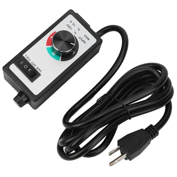 Elektronisk ventilatorstyring med variabel hastighed 120V 1500W 15A US-stik 2M ledning