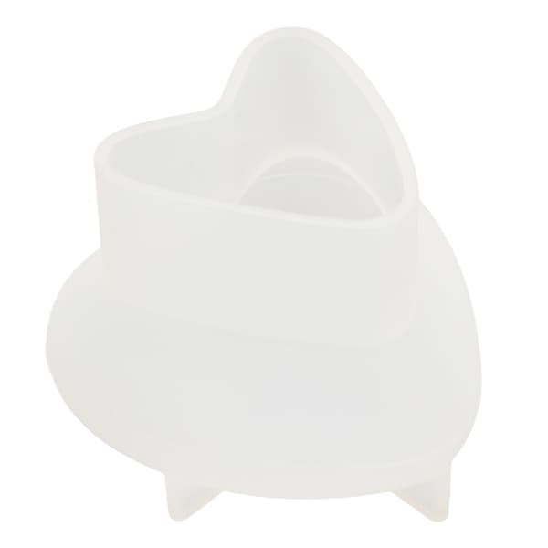 Silikonform Hjerteformet Eske Knapp DIY Aromaterapi Lys Krystall Epoksy Resin Form