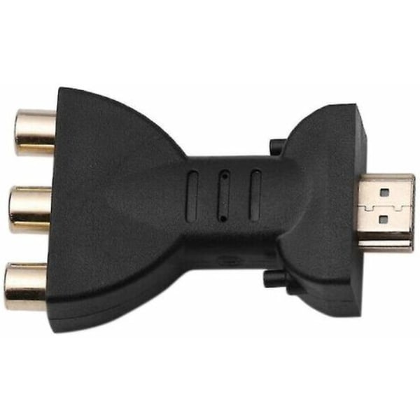 HDMI hane till 3 Rca kvinnlig komposit AV Audio Video Adapter Converter--