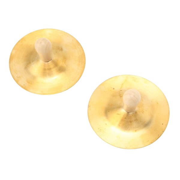 2 stk. Børne Kobber Bækken Hånd Percussion Instrument Legetøj