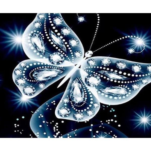 Diamond Butterfly Diamond Painting (30X35Cm) D