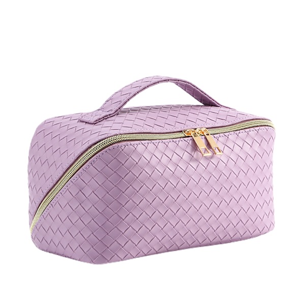 Stor kapacitet resekosmetikväska för kvinnorResa toalettartiklar Ba lilac colour