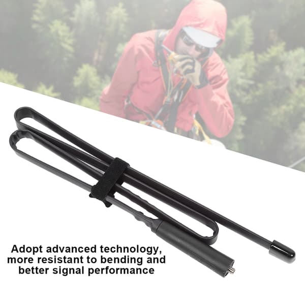 Walkie Talkie Foldbar Antenne VHF UHF Dual Band SMA Hun Interface Antenne
