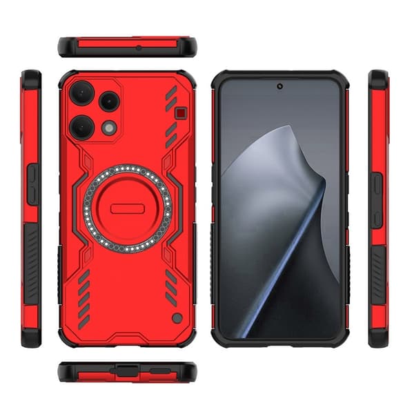 Armor Ventilert Varmespredningsdeksel til Nothing Phone (3a) Lite 5G - Rød Röd red