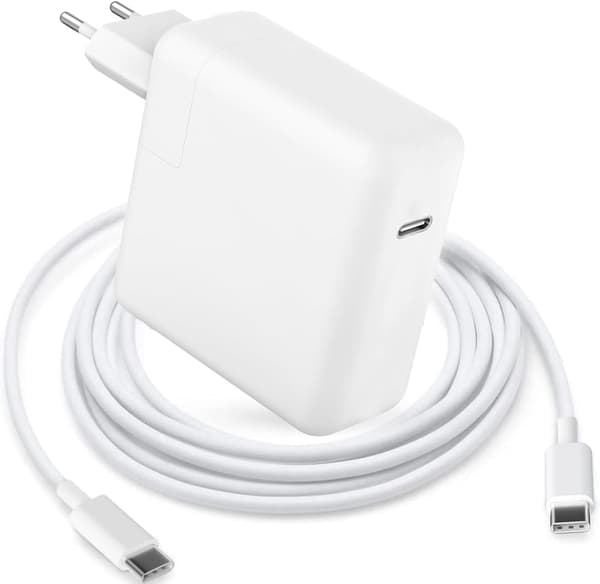 96W USB C-opladerblok til MacBook Pro/Air, iPad Pro, inkluderer 2M USB-C til C-kabel—ht