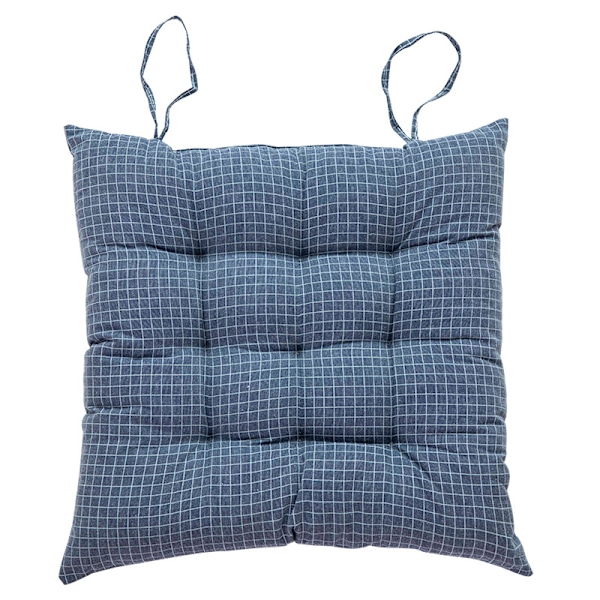 Opiskelijan istuintyyny toimistossa, liukumaton kotituolin pehmuste, lattialle hengittävä ruokailutuolin tyyny (Smoggy Blue Large 43*43 (±2 cm)),