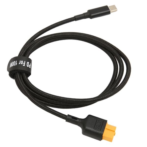 USB C til XT60 100W PD ladekabel 1m for RC-verktøy M7 M6 M6D M8S