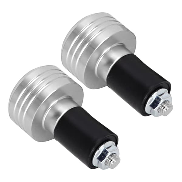 Aluminium Motorcykel Styr Ender Sliders Sølv Tilbehør