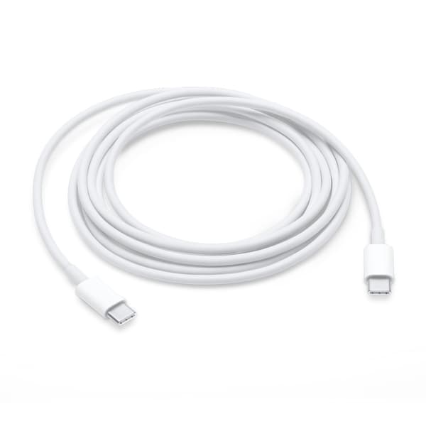 2x USB-C til USB-C Hurtigopladningskabel (2 m) White white