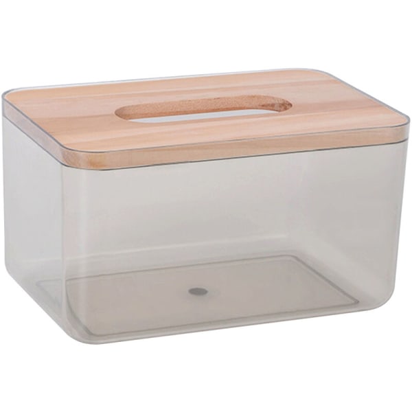 Nordic simple tissue box, husholdnings pumpepapir box, transparent (lille sort)
