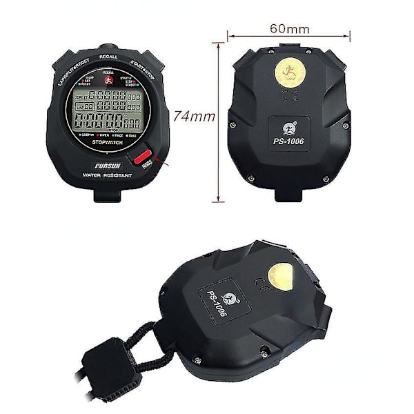 Domare Digital Stoppur Timing Sport Timer