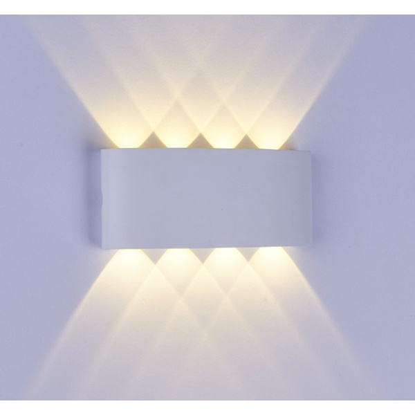 LED ulkoseinävalaisin Sisä- ja ulkoseinävalaisin Ihmiskehon tunnistin (lämmin valkoinen valo)