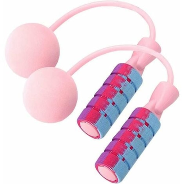 Sjippetov Intet sjippetov Stålkugleleje Skridsikre Anti-tangle sjippetov Børn Voksen Fitness/boksning/gym (Pink)