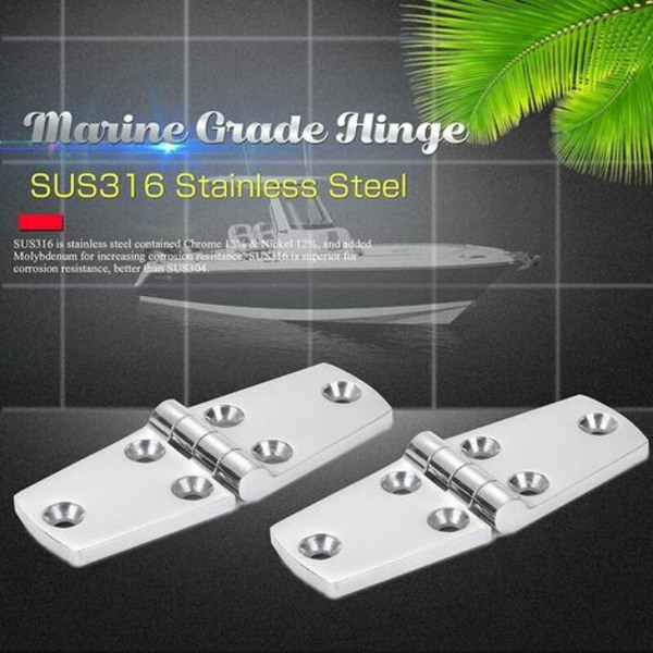 Marine hængsler Rustfrit stål dørhængsler Rustfrit stål bådluge Hængsel Heavy Duty Hardware Marine Hinge Boat Platfor