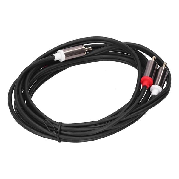 Forgyldt 2RCA han til han o-kabel - 2M/6.6ft[ht]