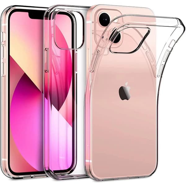 2-pack iPhone 13 PRO - Silikondeksel TPU - Tynt[ht] Transparent transparent