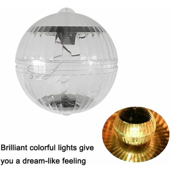 Styck Flytande poollampor Solbatteridrivna Blommor Uppblåsbar Globe Glöd Vattentät, utomhuspool bolllampa Färgrik