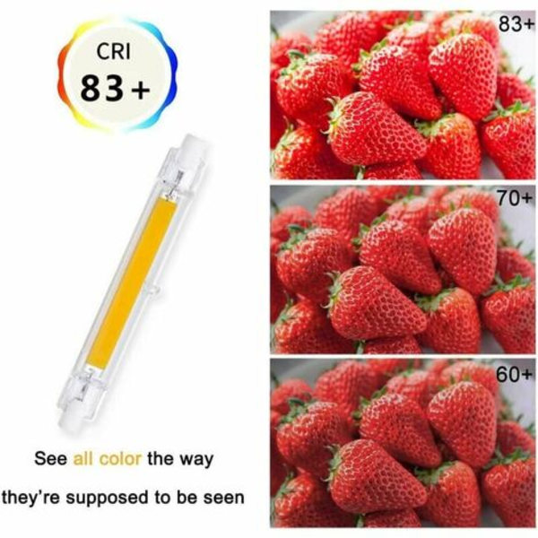 R7S LED-pære 118mm 13W Cool White 6000K, 1000LM, R7S J118 80W 100W Halogenlampe Tilsvarende, Ikke-dæmpbar, R7S 118mm Slank